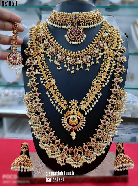 Srivalli Pushpa Jewellery Set with Bridal Look