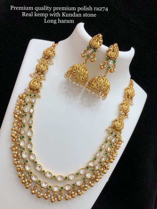 Kundan Stone Necklace Set