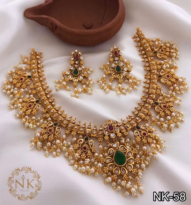 NK Plus Designer Necklace Set